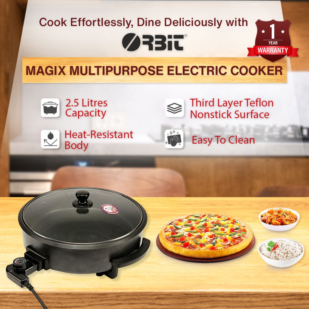 Orbit Magix Multipurpose Electric Cooker – Buy Kitchen Appliances ...