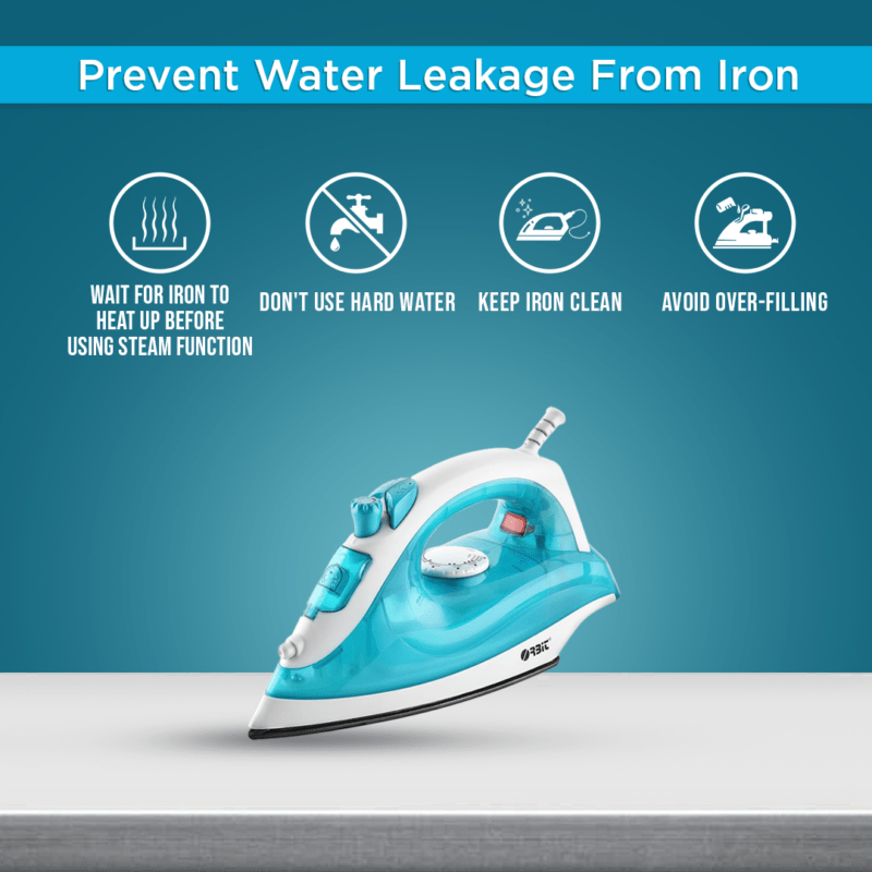 Orbit Rider 1 1200 W Steam Iron (Blue) Made in india