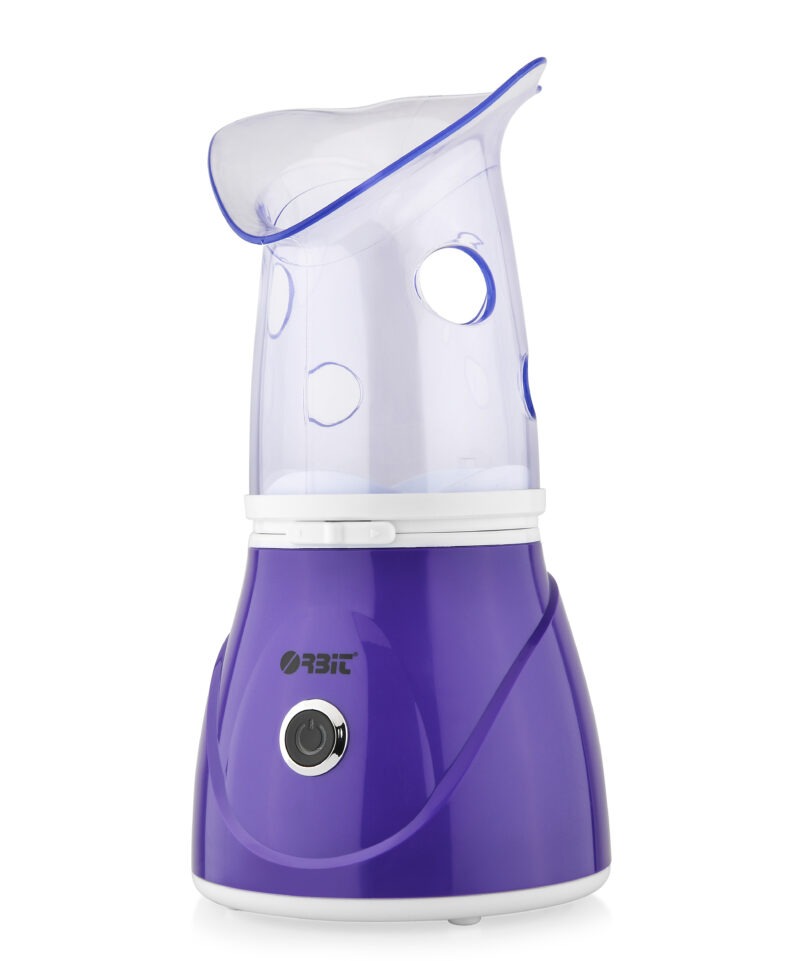 Orbit 2 in 1 Safe nasal and Facial Steamer For Home Spa Face - Purple