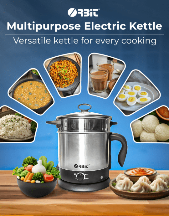 Orbit Electric 1.5 litres Multi Cooker/ kettle